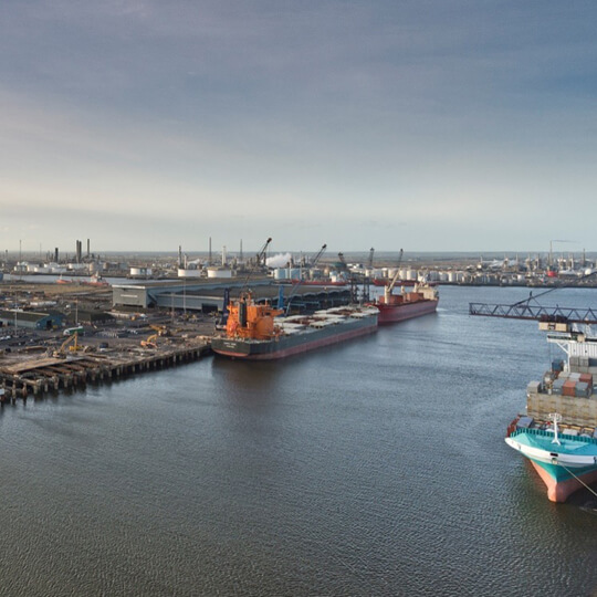 Teesport No 1 Dock Reconstruction
